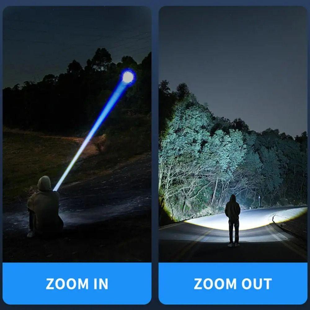 Long-Range Mini Flashlight COB Side Lamp Pocket Torch Durable Floodlight  Hiking