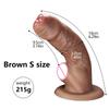 Soft Feeling Realistic Dildo Penis Black Brown Large Glans Simulated Medical Silicone Adult Sex Toy for Women Masturbators 18+