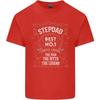 Fathers Day No 1 Stepdad Step Dad Funny Unisexs Light Cotton TShirt