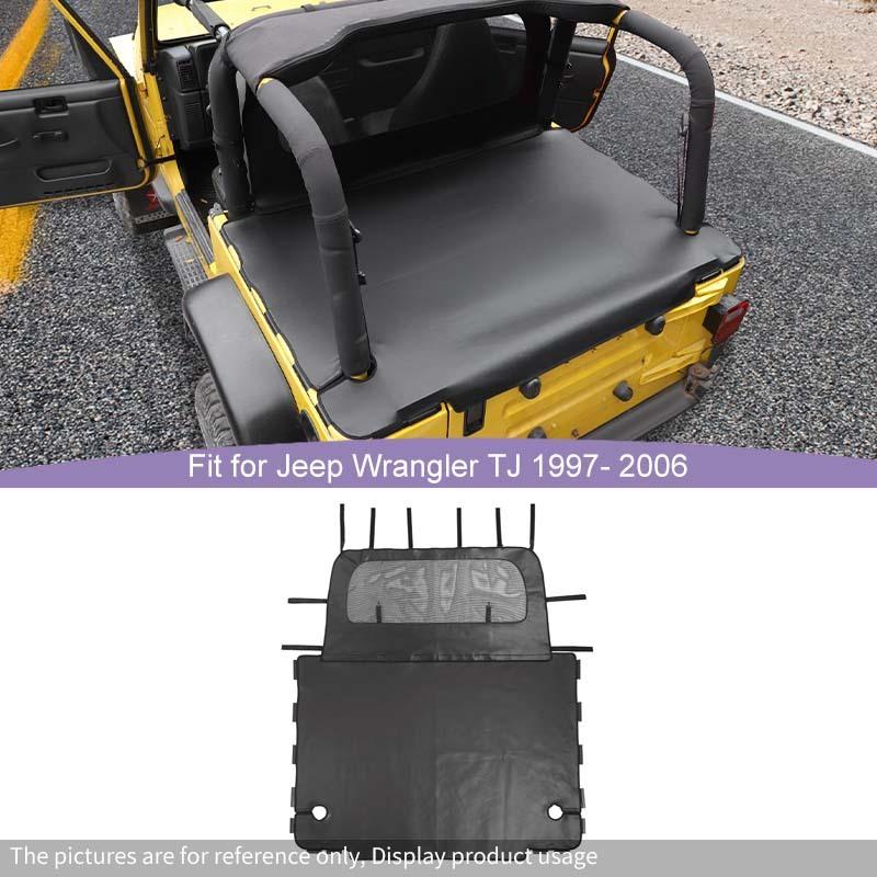 Car Trunk Leather Isolation Anti-sunburn Cover For Jeep Wrangler TJ 1997-2006 Exterior Accessories, UV Protection