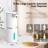 Fully Automatic Liquid Soap dispenser12.8oz/380ML Electric Wall-Mounted Touchless Soap Dispenser Suitable for Kitchen and Bathroom USB Rechargeable