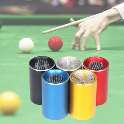 2 In 1 Metal Snooker Billiard Pool Cue Tip Shaper Billiard Cue Tip Repair Shaper Burnisher File Repair Tool Billiards Accessory