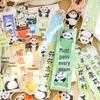 MòMò Cartoon-Panda-Lesezeichen - Niedlich, Unregelmäßige Form, Handbemalte Clips für Lern- & Leseerfolg