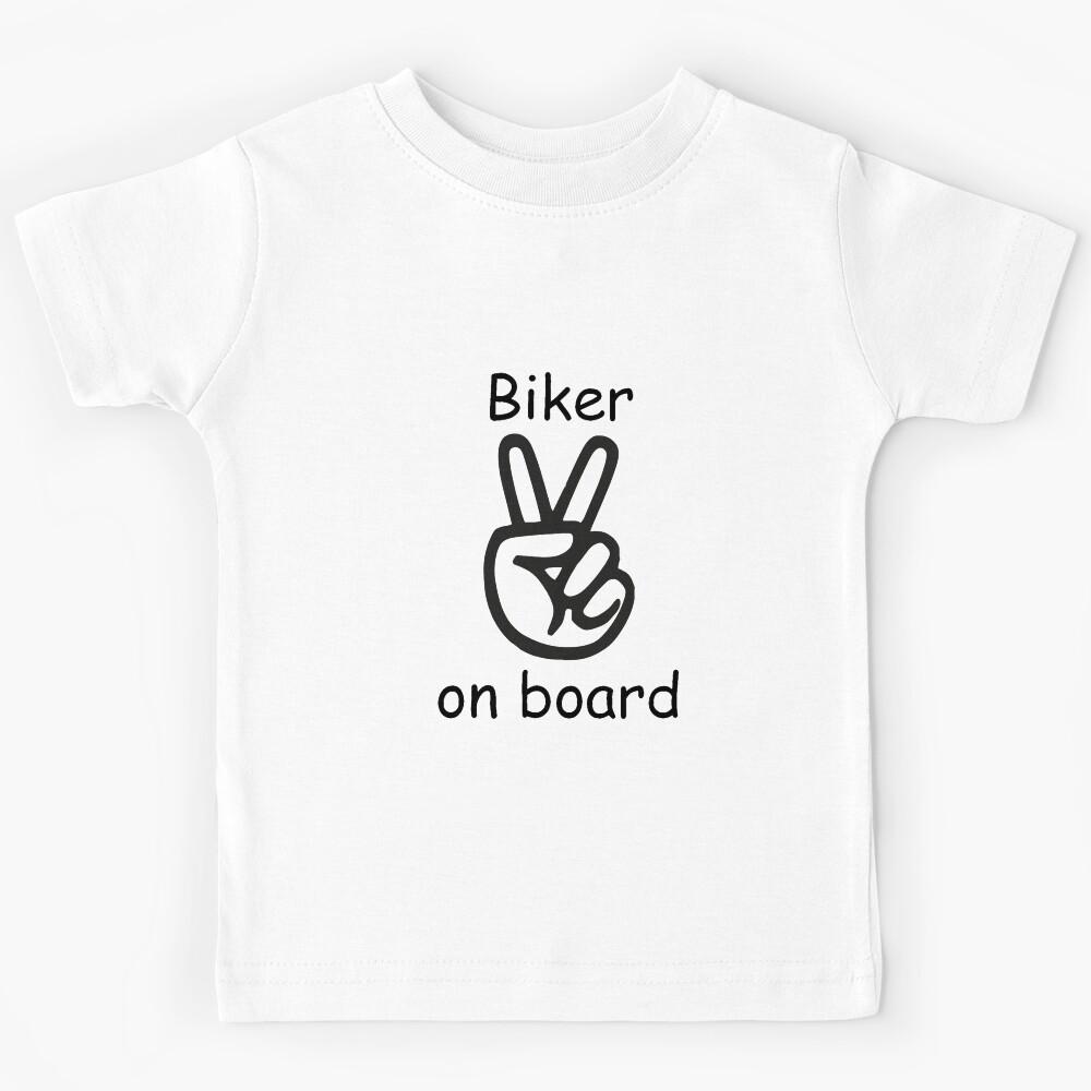 Biker on board Kids T-Shirt 100