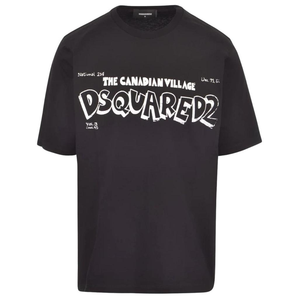 DSquared2 Unisex Adult The Canadian Village Logo Skater T-Shirt