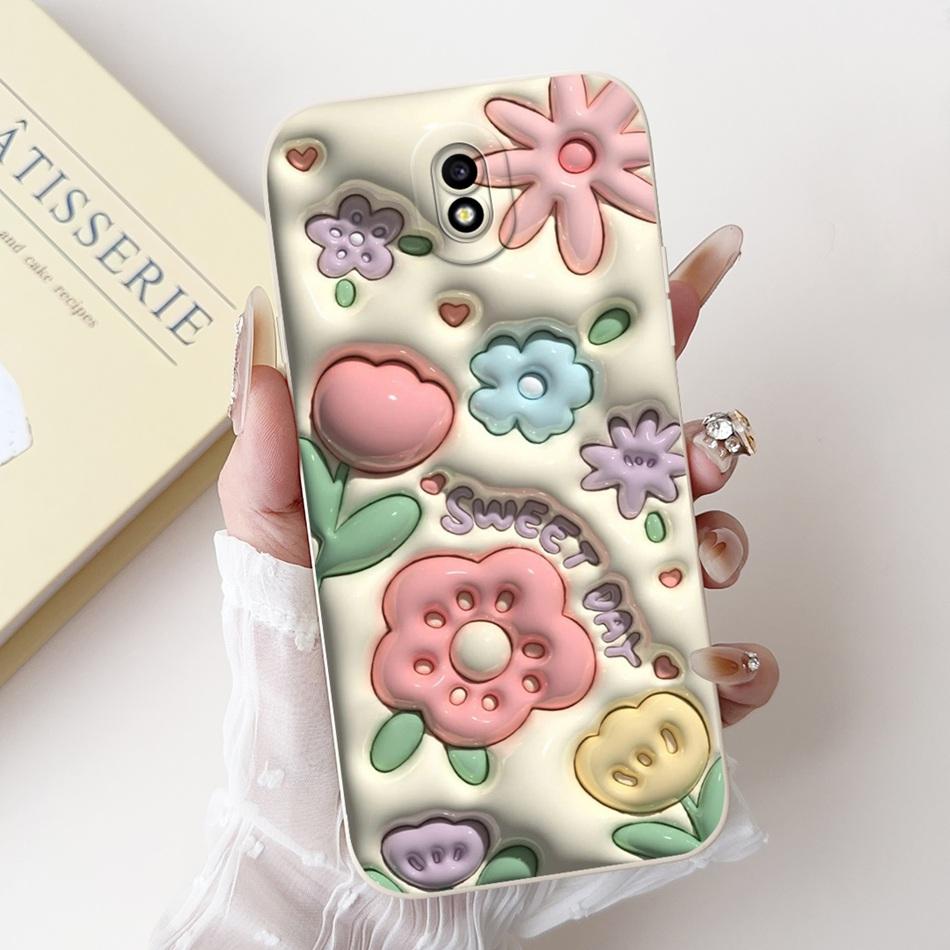 For Samsung Galaxy J3 J5 J7 2017 New Cute Printing Phone Case For Samsug J7 J5 J3 Pro 2017 Shockproof Soft Silicone Cases