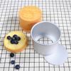 1 Pcs Non-Stick 2-Inch Round Mini Cake Pan with Removable Bottom - Perfect for Cheesecakes, Bread, Pizza, Chiffon, and Fondant - DIY Cooking Tool
