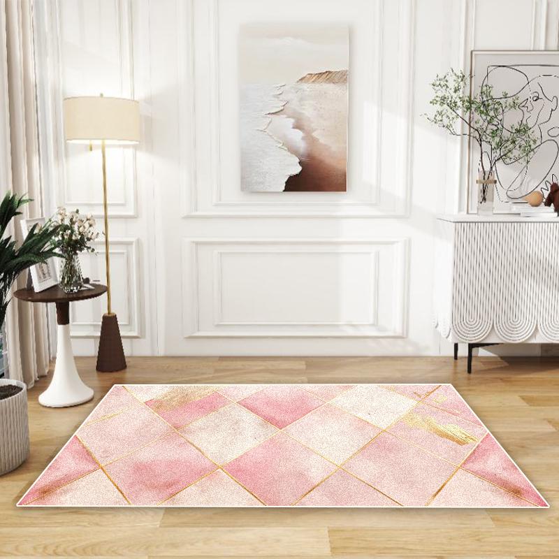 Modny Dywan w Stylu Lekkiego Luksusu Salon Dekoracja Domu Stoliki Kawowe Antypoślizgowe Dywaniki Pod Sofę Sypialnia Zmywalne Maty Podłogowe