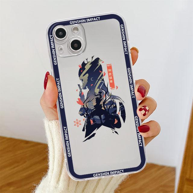 Hra Genshin Impact Průhledný obal pro Apple iPhone 14 11 13 12 Pro 7 8 Plus XR X XS Max 6 6S 13Pro Silikonový kryt na telefon