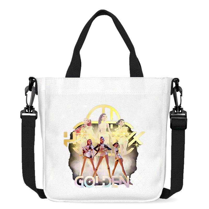 KPop Demon Hunters Anime Women's Crossbody Pouch Aesthetics KPop Demon Hunters Shoulder Bags Korean Fashion Messenger Pouch