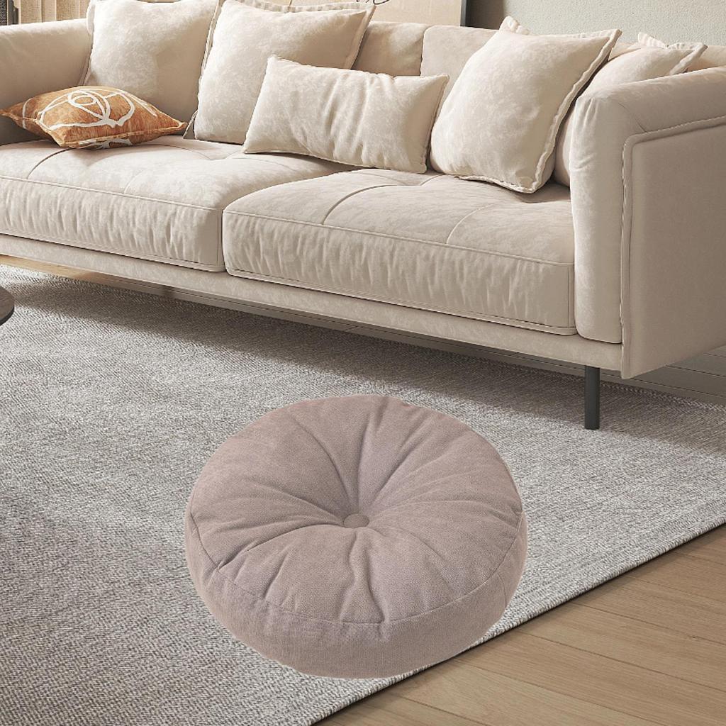 Tatami Floor Pillow Seat Cushion Portable Booster Seat Pad Furniture Floor Cushion Pad for Office Bedroom Prayer Adults Kids