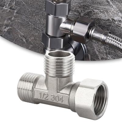 Stainless Material T Adapter 3 Ways Valve High Quality