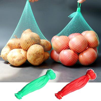 100pcs Fruit Plastic Mesh Storage Bag Net Bag Nylon Gardening Organizer Food Egg