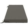 Bench Cushion SOEST 100percent  Polyester Gray 150 x 50 x 8 cm