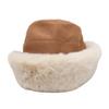 Winter Plush Hat Thickened Bucket Hat Windproof Warm Soft Tweed Hat Winter Hat Women