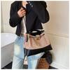 Large capacity bag women's summer new leisure chain shoulder messenger bag texture commuter tote bag