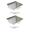 L-shaped Folding Chopping Board Stainless Steel Double-sided Chopping Board Kitchen Household Fruit Cutting and Kneading Panel