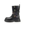 Thick-soled heightening retro Maillard brown Martin boots for women's new autumn and winter versatile short boots for children