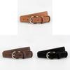 Leather Belt For Women With Zinc Alloy Buckle Stylish Casual And Office Wear