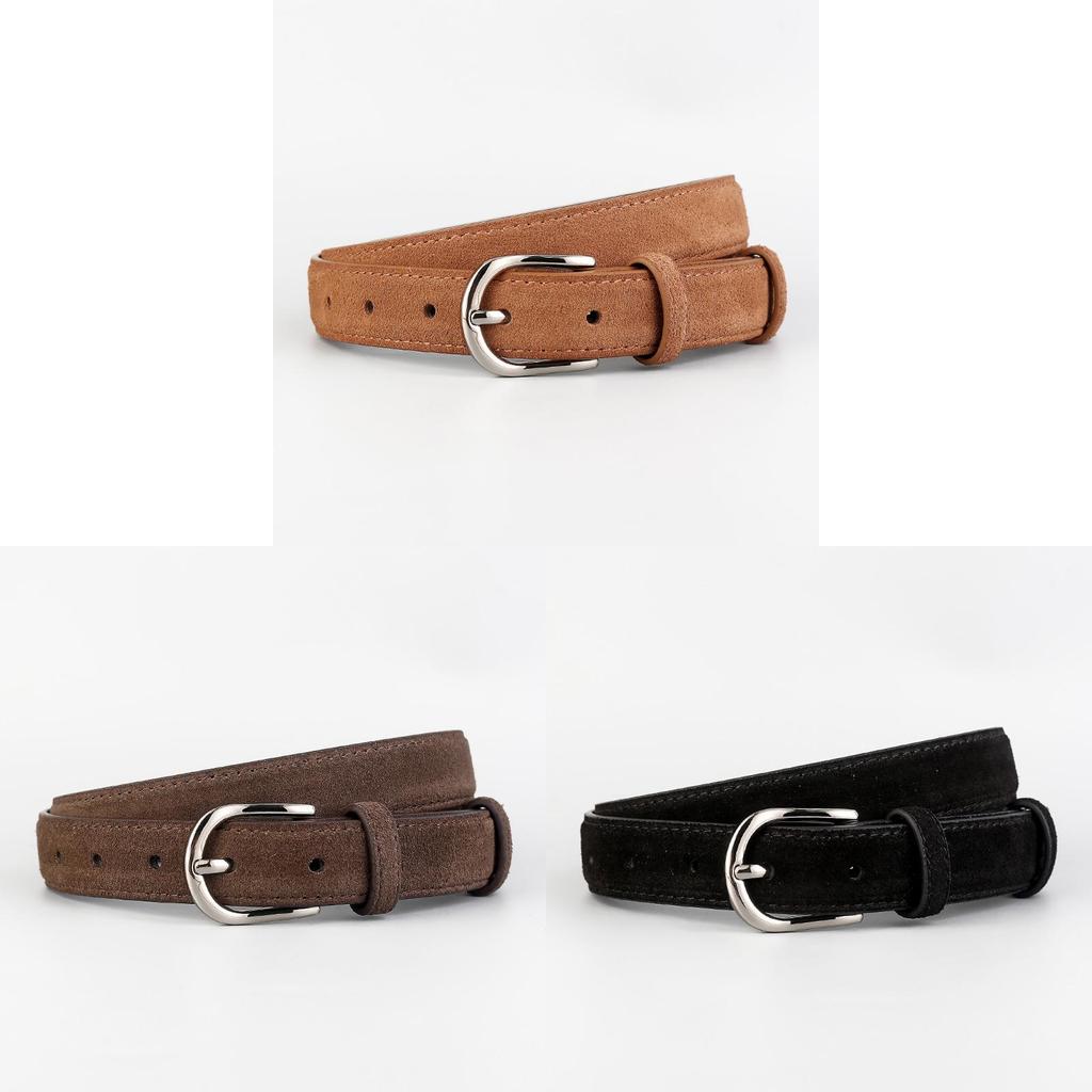 Leather Belt For Women With Zinc Alloy Buckle Stylish Casual And Office Wear