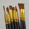 12-Piece Nylon Brush Set for Watercolor, Oil, and Acrylic Painting