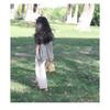 Girls Kids Casual Loose Solid Color Wide Leg Cropped Anti Mosquito Pants