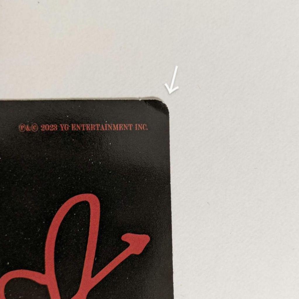 [USED] Broken Kino trading card ME JISSO 1 piece BLACKPINK JISSO kit