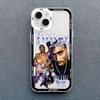 Rapper 2pac Singer Tupac Phone Case for iPhone 17 16 15 14 13 12 11 Pro Max Mini SE 7 8 Plus Air Shockproof Transparent Cover