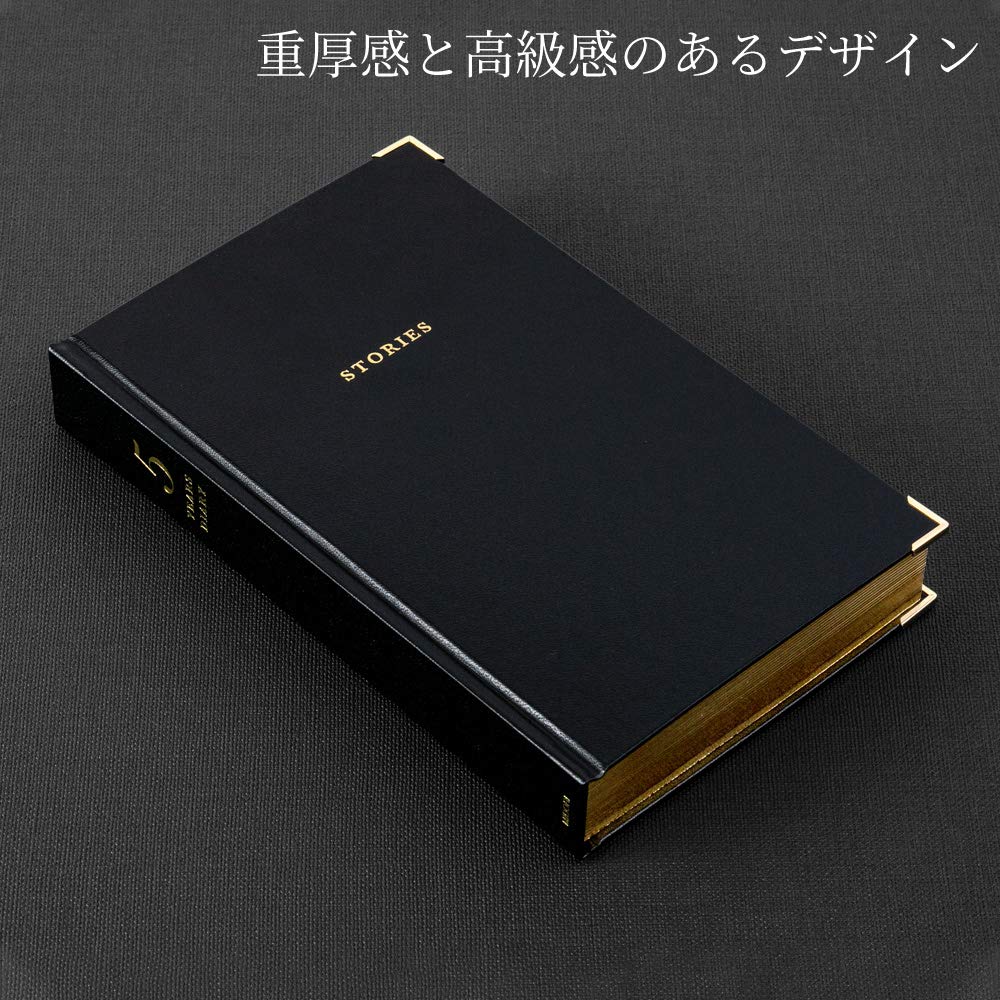 Midori 12884006 Diary, 5-Year Premium, Black,