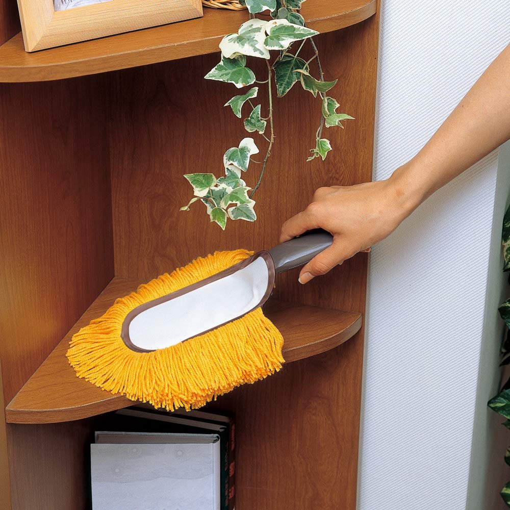Azuma Chemical Mop Mini X, Total Length Approx. 34cm, Captures dust with a simple wipe. Perfect for furniture and tabletops. N-BR209