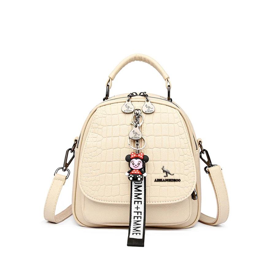 New Fashionable Backpack Women's Bag Fresh Sweet Student School High-capacity Light Bag Backpack Restore Ancient Ways Convenient