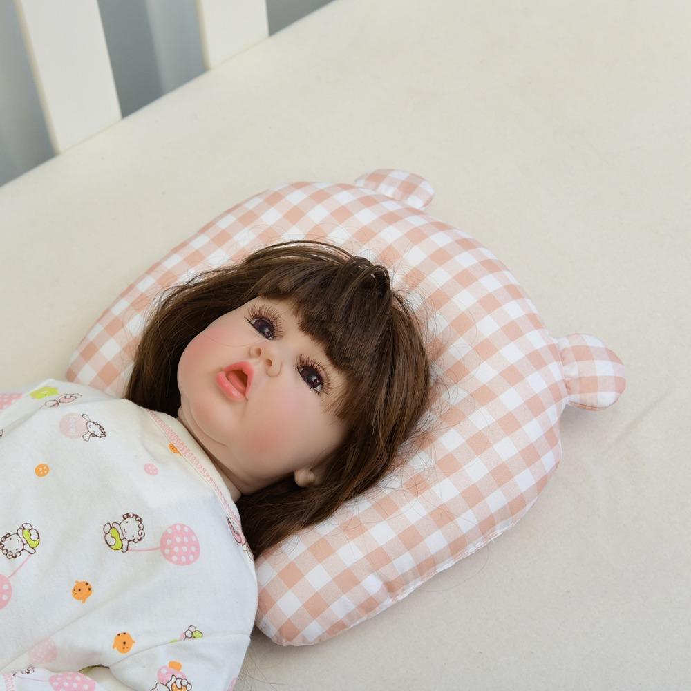 

Prevent Head Deviation Baby Pillow U-shaped Infants Pillow Baby Head Shaping Pillow for Boys Girls колір світло кави
