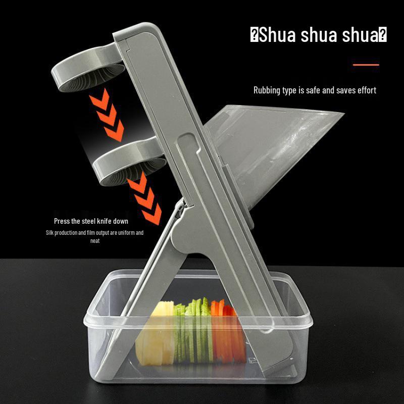 Multifunktionaler Gemüseschneider & Reibe - Kartoffel-Raspel- & Schneidewerkzeug