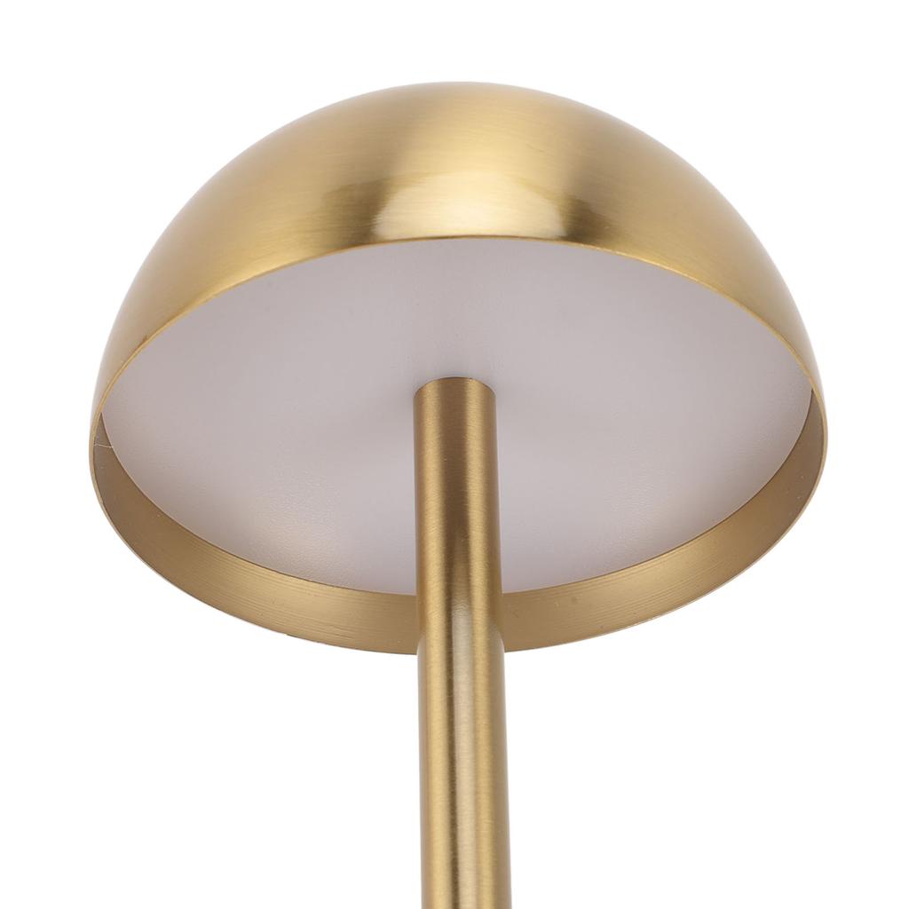 Cordless Table Light Iron 3 Level Brightness Touch Control Rechargeable Restaurant Lamp Warm Light G