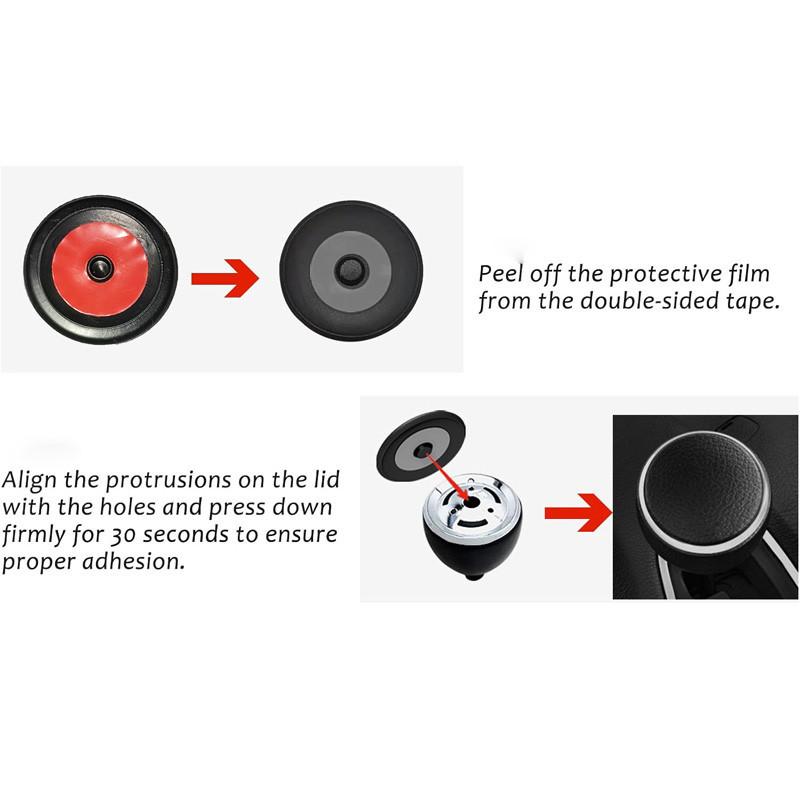 Car Gear Shift Knob Cap Tape On Type Fit For Dodge Caravan/ Chrysler Town & Country-2011-2020