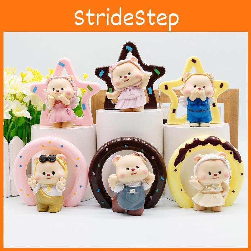 Butter Bear Star Pvc Handheld Toys Model Set For Car And Home Office Decoration