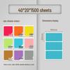 Custom Waterproof Multi-Color Thermal Paper Label: Oil-Proof, Self-Adhesive & Barcode-Ready