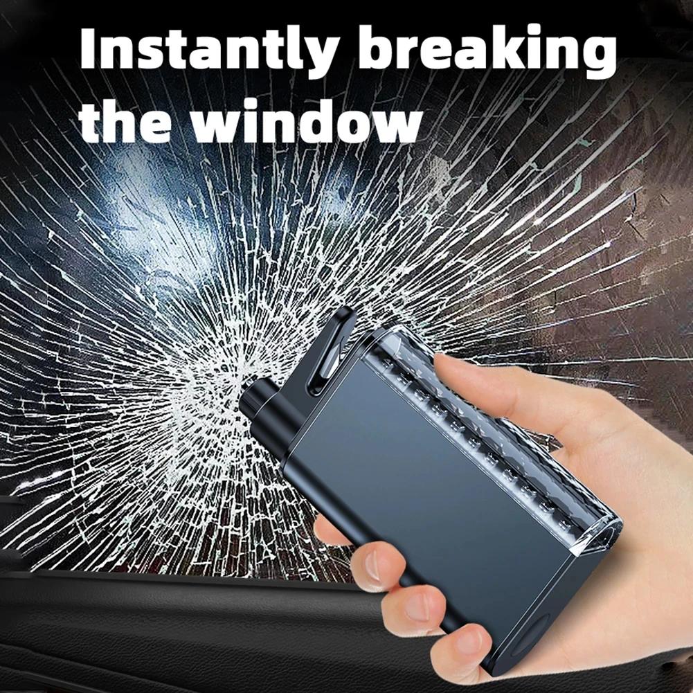 Car Safety Hammer Car Multi-functional Emergency Tool Auto Emergency Glass Window Breaker Cut the Seat Belt Lighting Functions