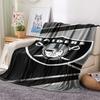 Las Vegas Raiders Print Flannel Blanket, High quality Comfortable for All Seasons, Home Decor, Warmth and Comfort, Perfect for Christmas Gifts
