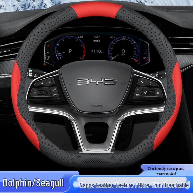 Steering Wheel & Grip Covers for BYD Seagull/Dolphin Models 2023-2025 - All Seasons