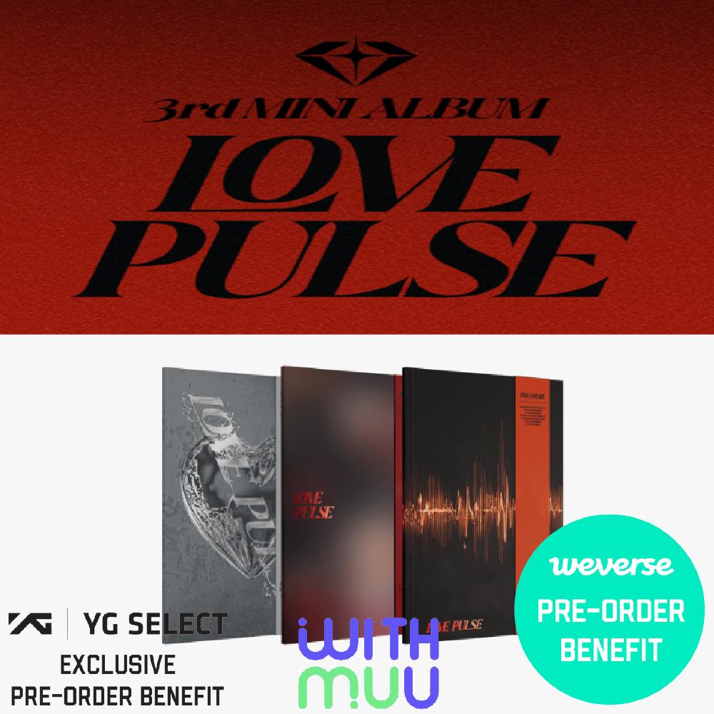 

Предзаказ TREASURE 3-й мини-альбом LOVE PULSE Стандартная версия. И МАГАЗИН ПОБ METAL & Weverse POB