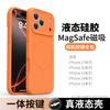The New Model Is Suitable for Apple 11 Mobile Phone Case iPhone11PorMax Case 11pro Liquid Silicone Magsafe Magnet.