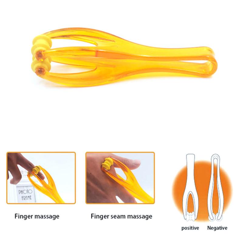 2Pcs 2Rollers Finger Massager Mini Finger Joints Massager With Elastic Handle For Finger Blood Circulation & Muscle Relaxation