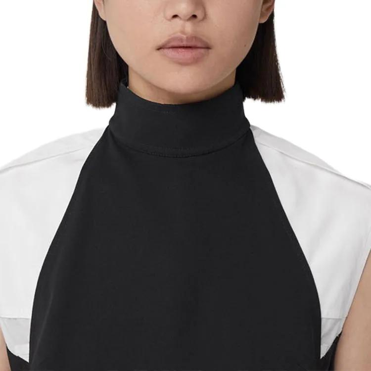 Burberry funnel-neck silk bib dress (Unisex) Camisoles 80544391