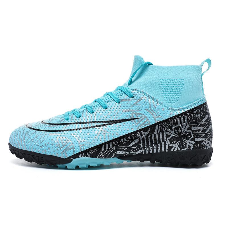 Football Shoes Men's Autumn High Top Long Nails Broken Nails Youth and Boys Professional Training 2025