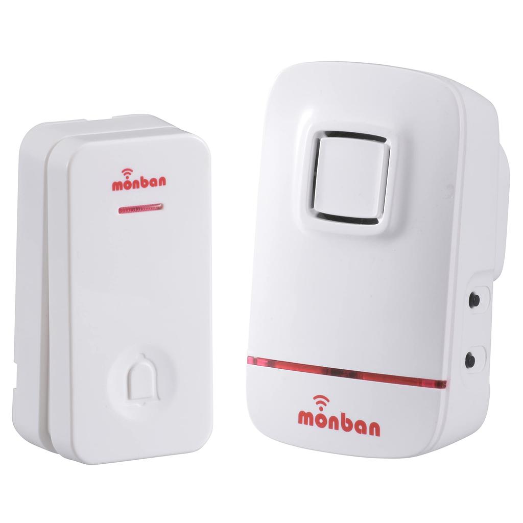 OHM Monban Wireless Call AC Type Chime, Set, OCH-ECL80, 08-0520