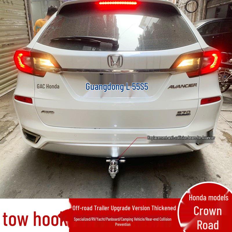 Compatible with Honda Avancier URV for trailer hitch mod, tow hook, and bike rack removal.