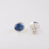 Tanzanite Gemstone 925 Sterling Silver Jewelry Handmade Stud Women Earrings 0.5" EE-178-13