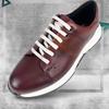 Fashion Men's Casual First Layer Leather Shoes Cloth Anti-slip Wear Golf Sole Sports Wedding Shoes Zapatos Sapat A21