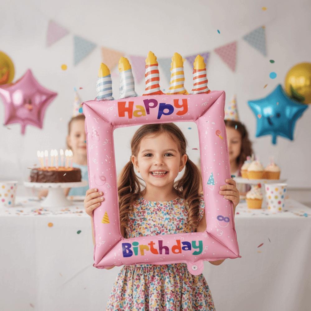 Photo Props Photo Frame Balloons Large Inflatable Balloons  Birthday Party Decorations